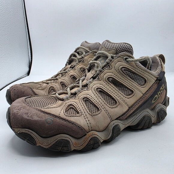 Oboz Sawtooth II Low Womens Size 8.5 Beige Shoes Hiking Camping Outdoors Trails - Picture 4 of 12
